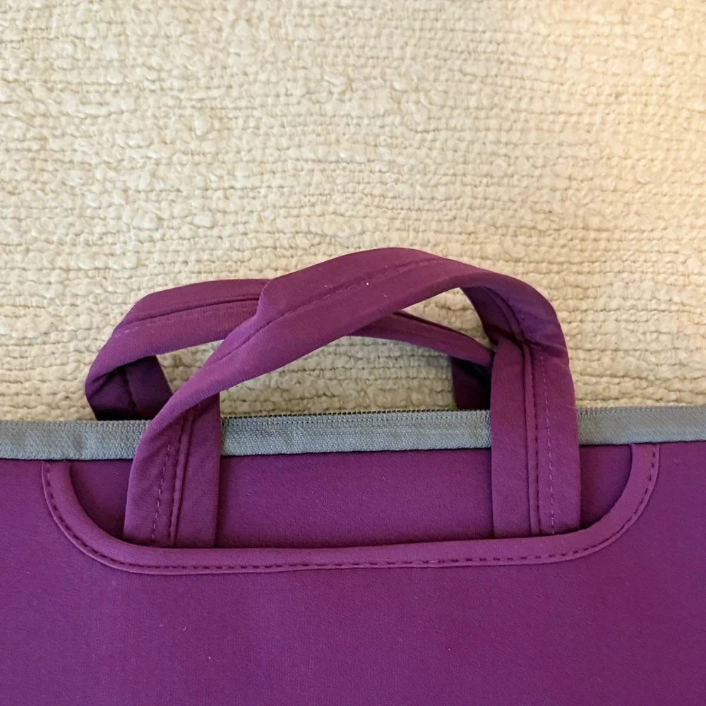 Purple Laptop Bag Unisex - Picture 3 of 8